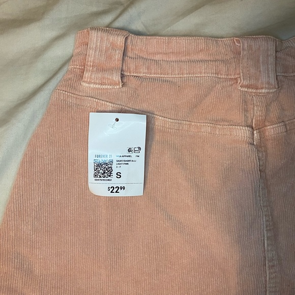 NWT PINK DENIM FOREVER 21 MICRO MINI SKIRT-SMALL - Picture 5 of 5